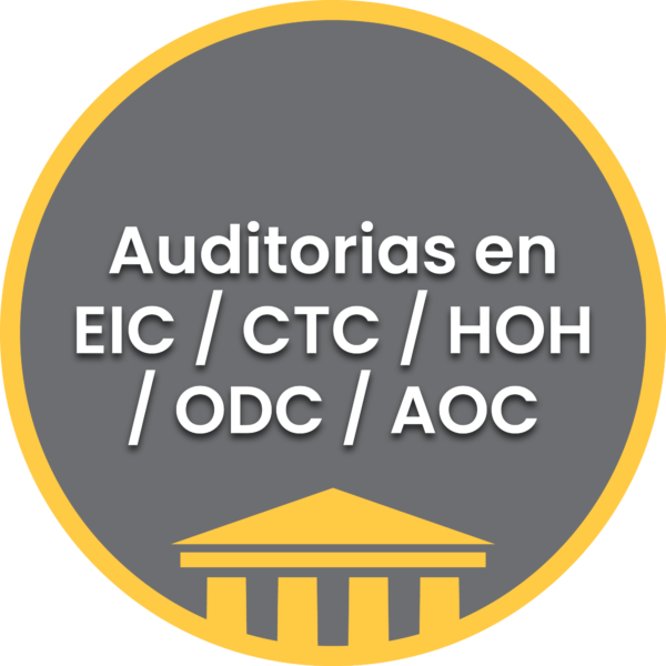 Auditorias en EIC - CTC - HOH - ODC - AOC