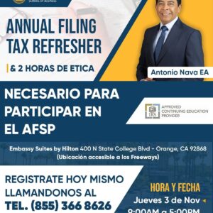 Annual Filing Tax Refresher