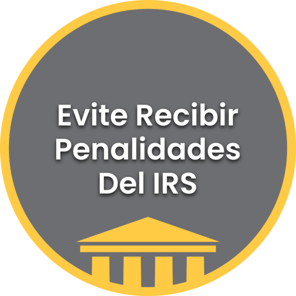 Evite Recibir Penalidades Del IRS